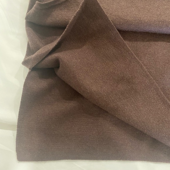 Kaffe warm mink brown short dress or can be worn with leggings. Stretch - Picture 3 of 3